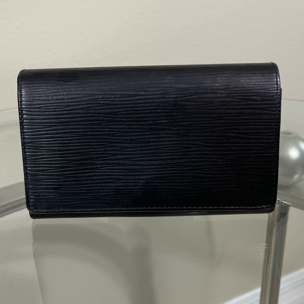 Louis Vuitton black Epi wallet